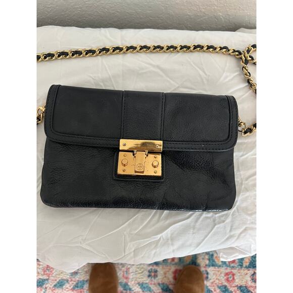 Vintage Tory Burch small crossbody leather early 2000s pre owned authentic - Picture 7 of 7